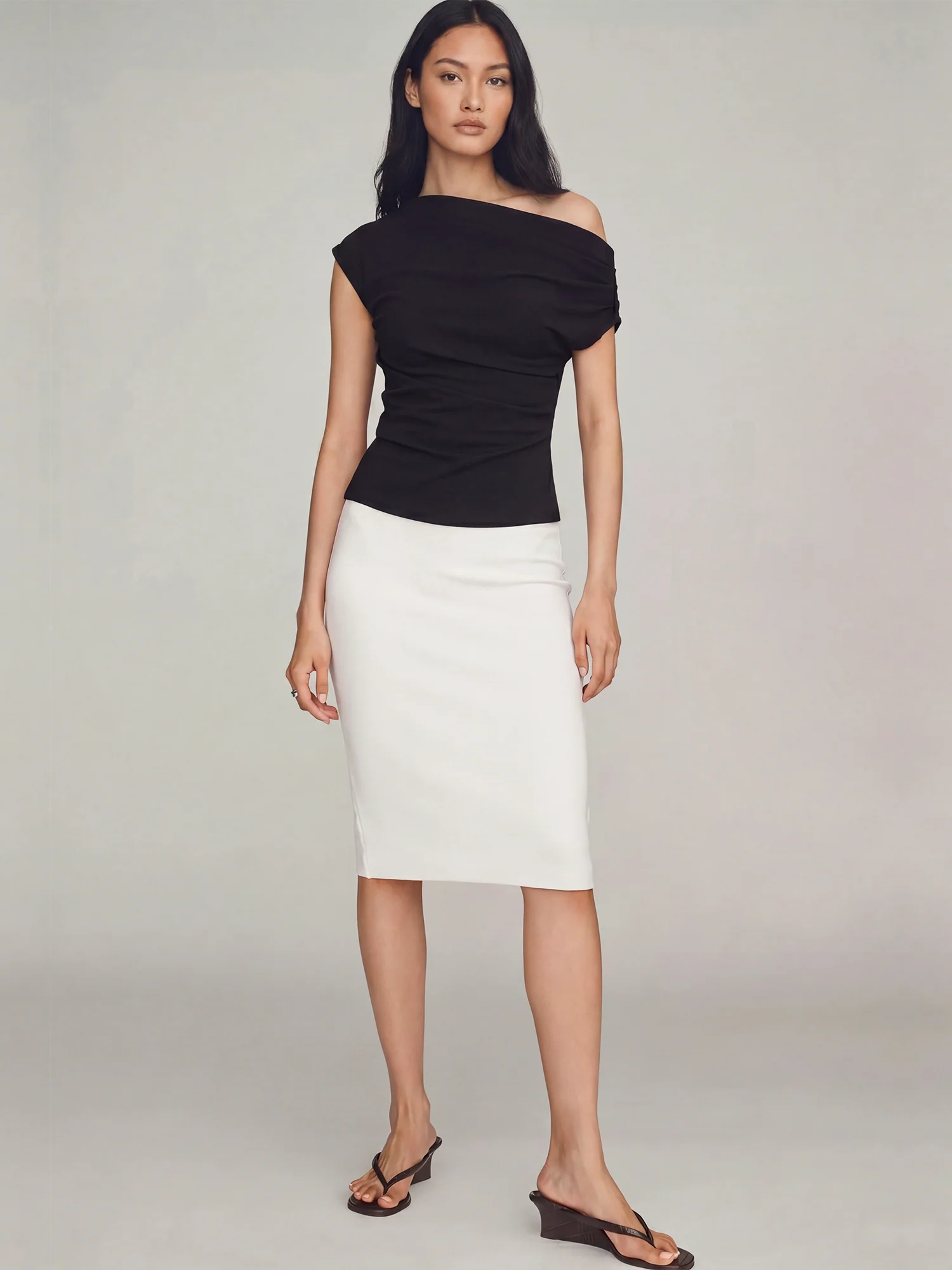 Bandage Midi Pencil Skirt - Image 11