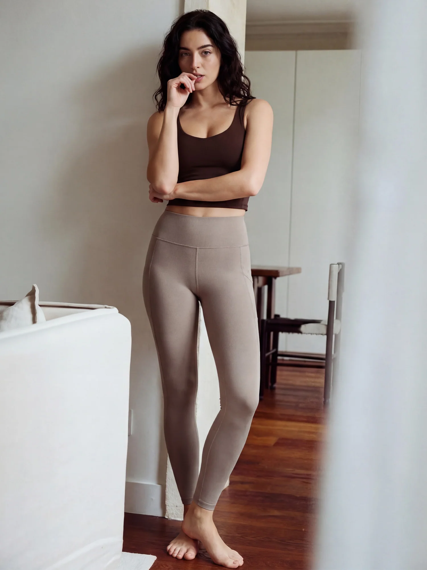 Butter 7/8 Yoga Leggings - Image 12