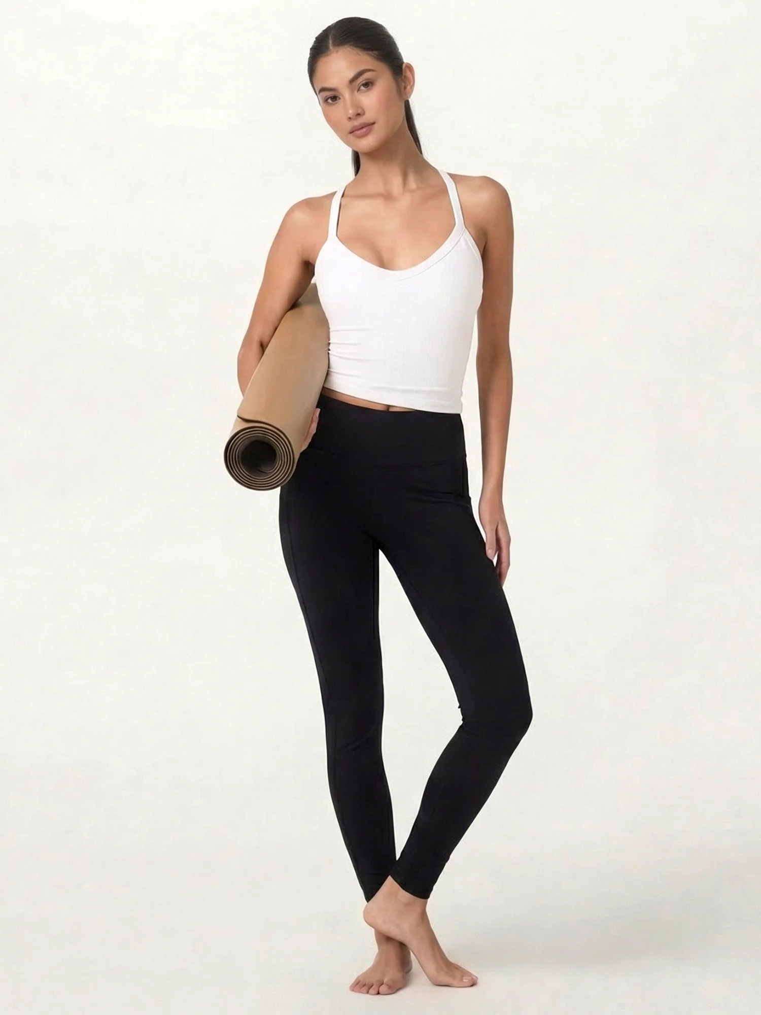 Butter 7/8 Yoga Leggings - Image 4
