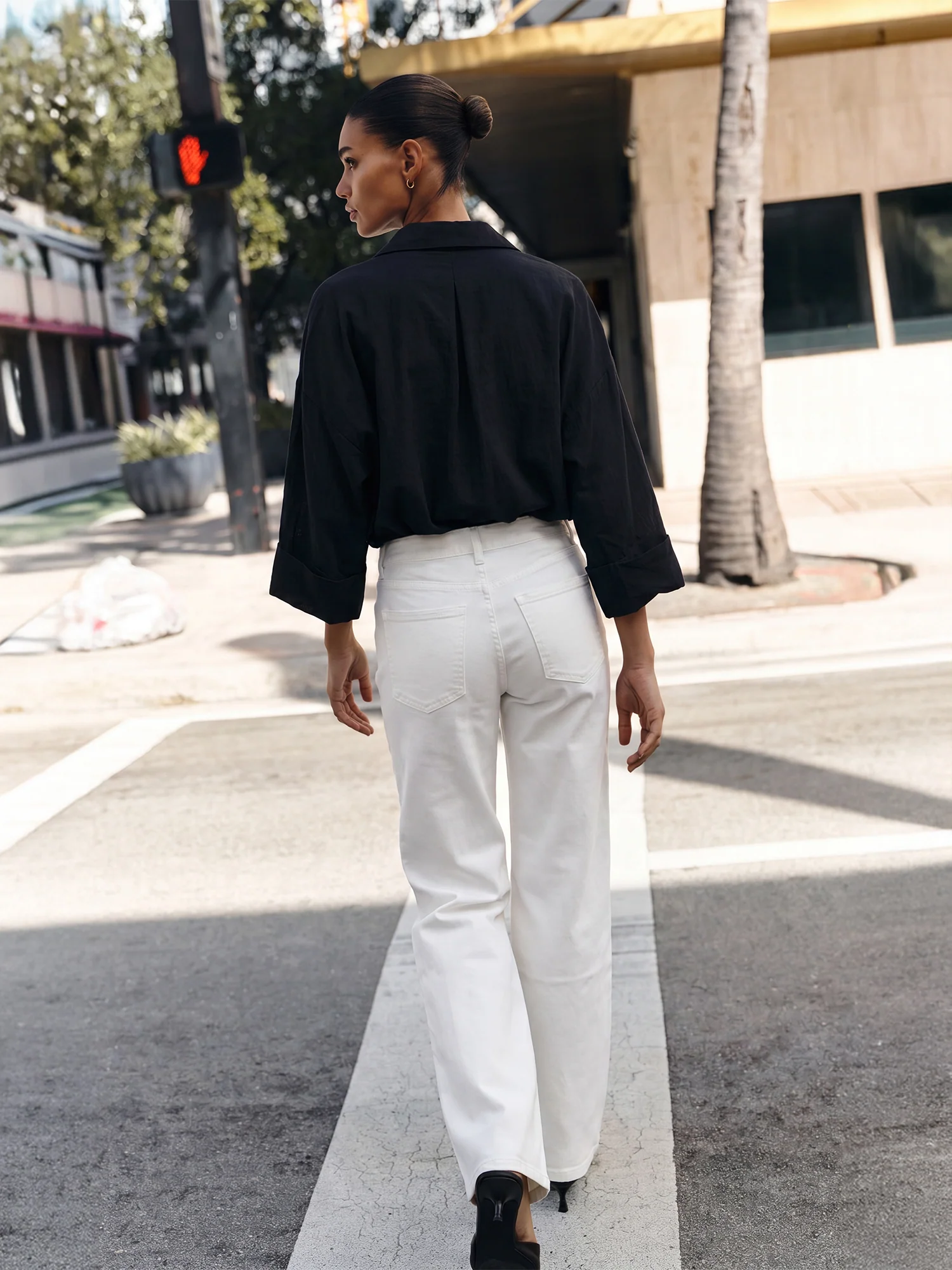 Fine Gauze Button Down Knitwear Shirt - Image 4