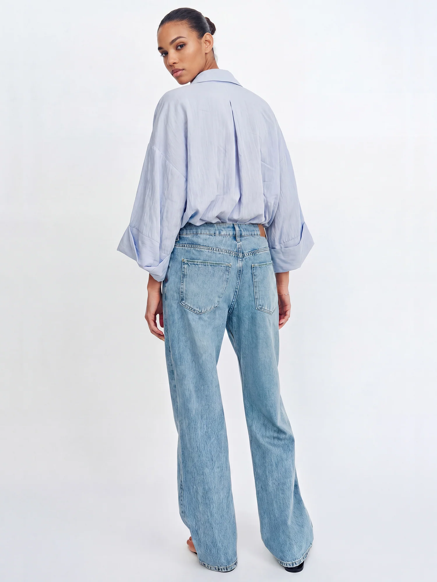 Fine Gauze Button Down Knitwear Shirt - Image 8