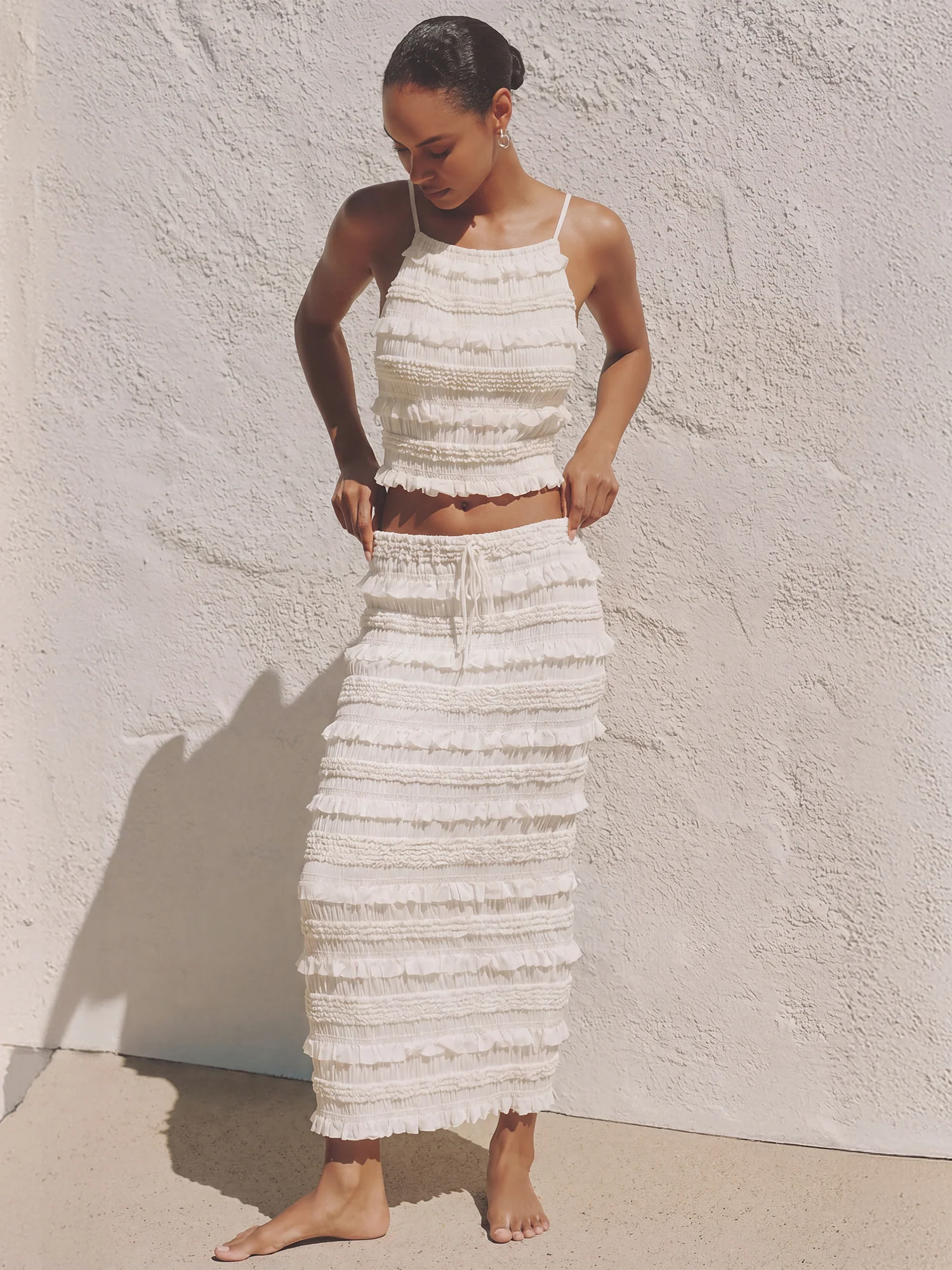 Halterneck Textured Top - Image 2