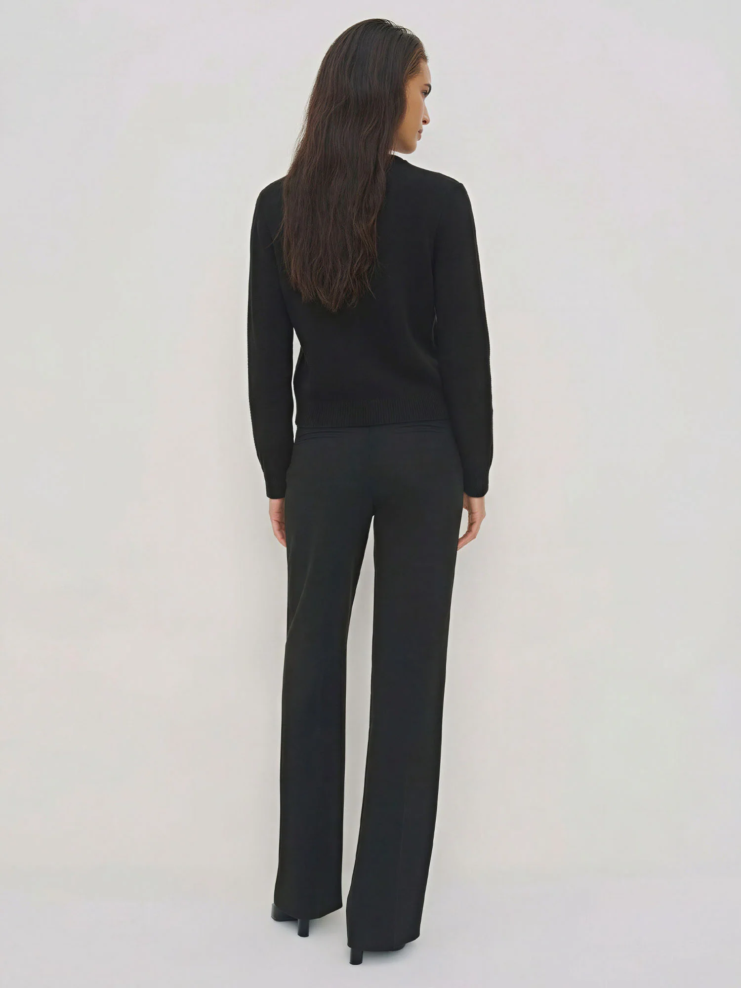 Crew Neck Front Cardigan - Image 4