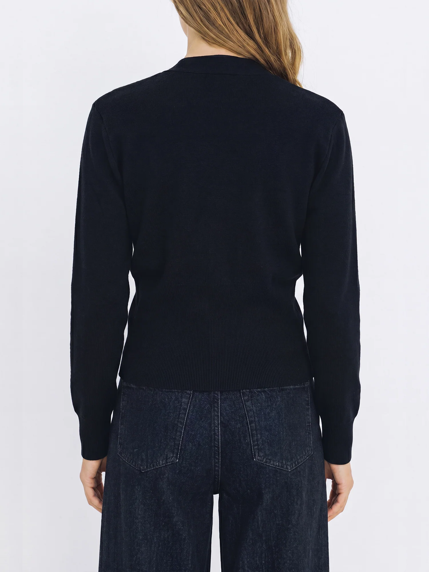 Long Sleeves One Button Cardigan - Image 3