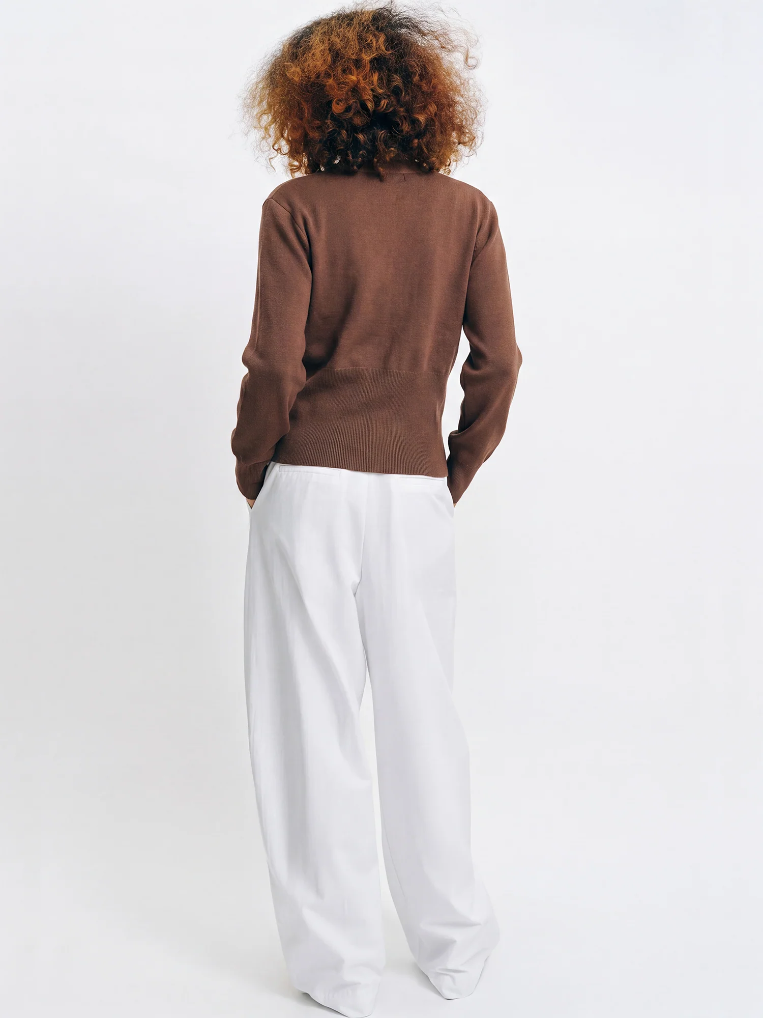 Long Sleeves One Button Cardigan - Image 8