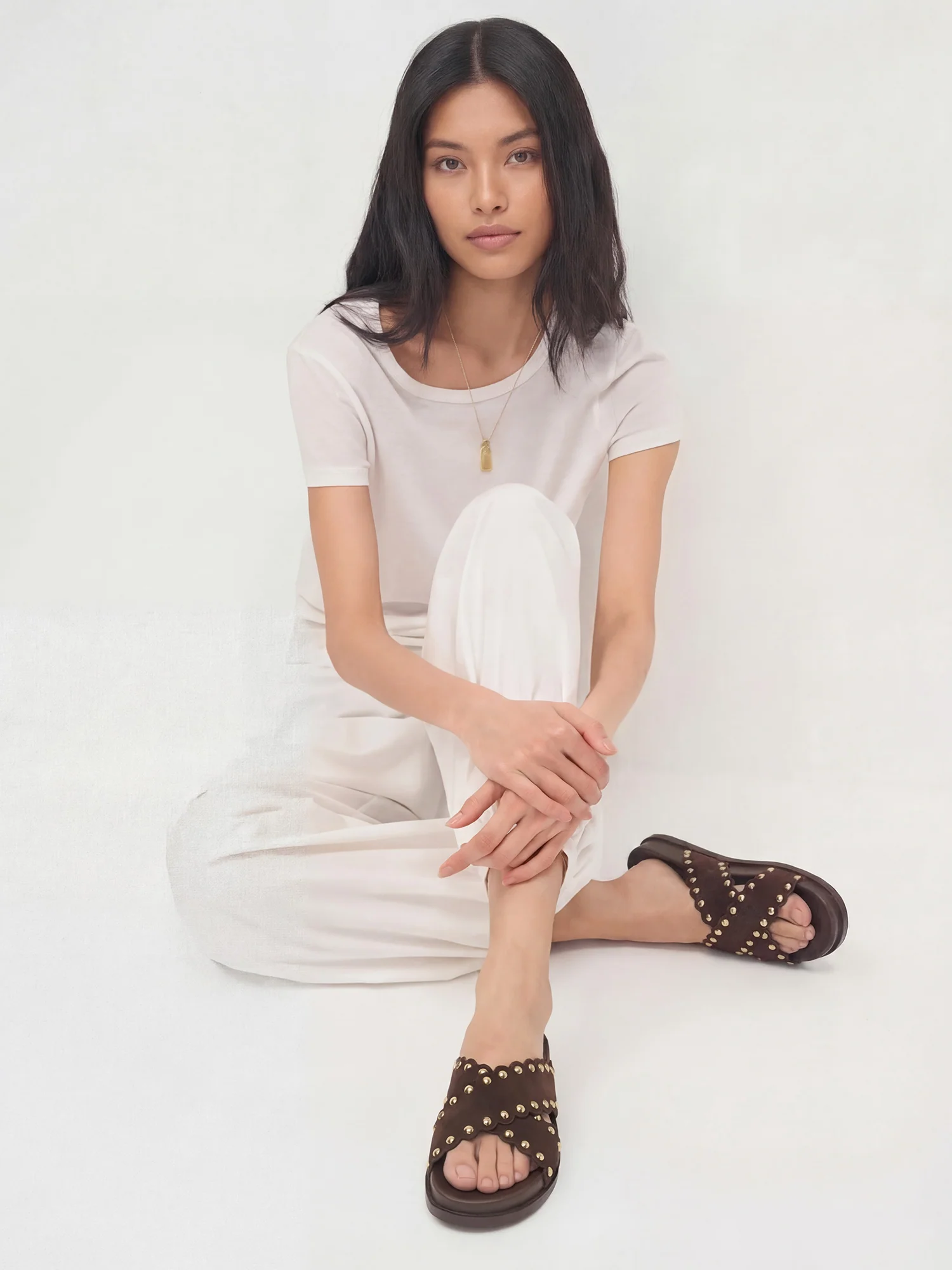 Barnett Crisscross Slide Sandals - Image 8