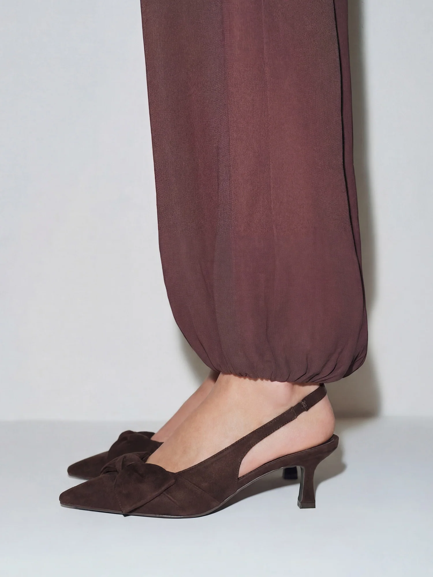 Cori Bow Slingback Heels - Image 6