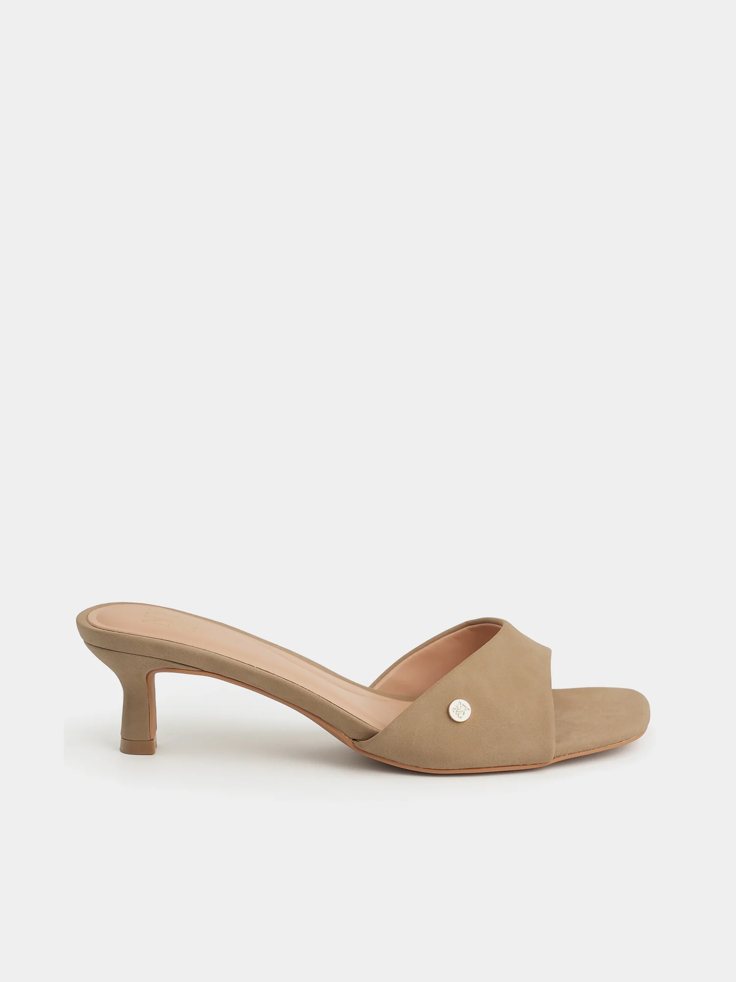 Gaia Kitten Heel Sandals - Image 3