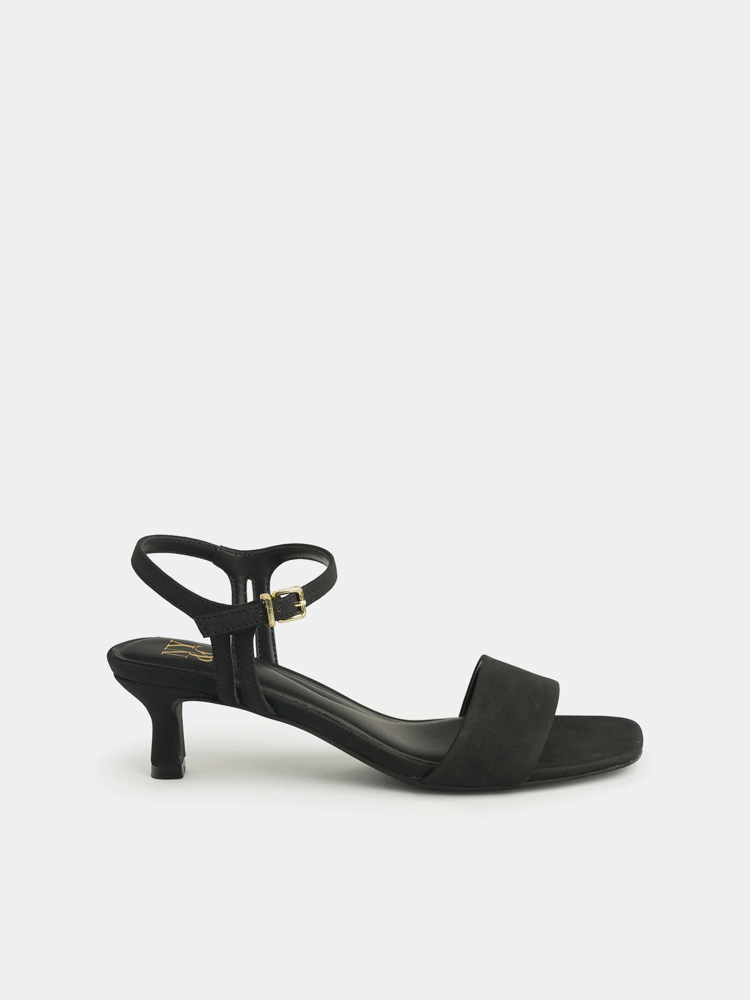 Garnet Ankle Strap Kitten Heel Sandals - Image 3