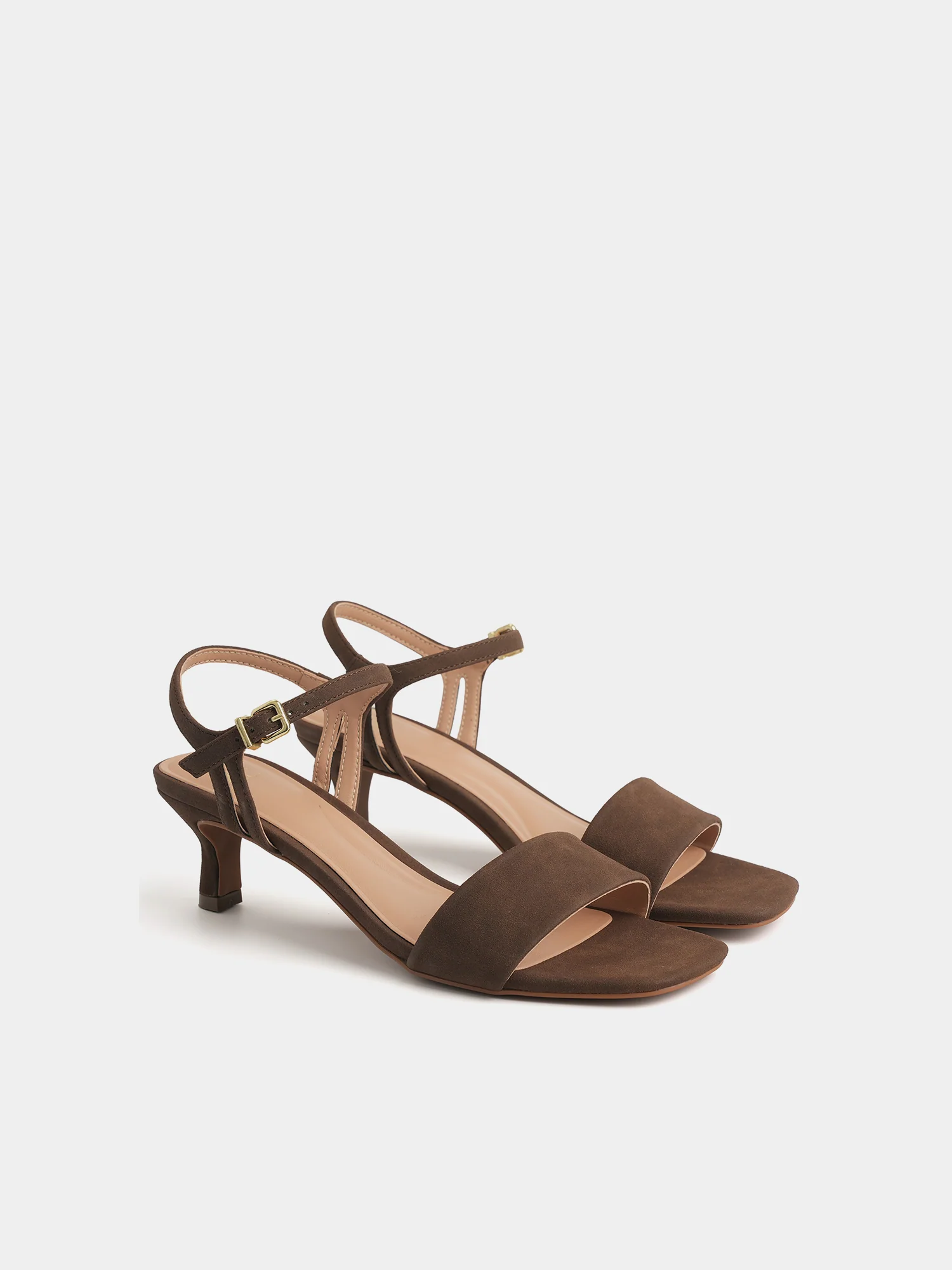 Garnet Ankle Strap Kitten Heel Sandals - Image 7