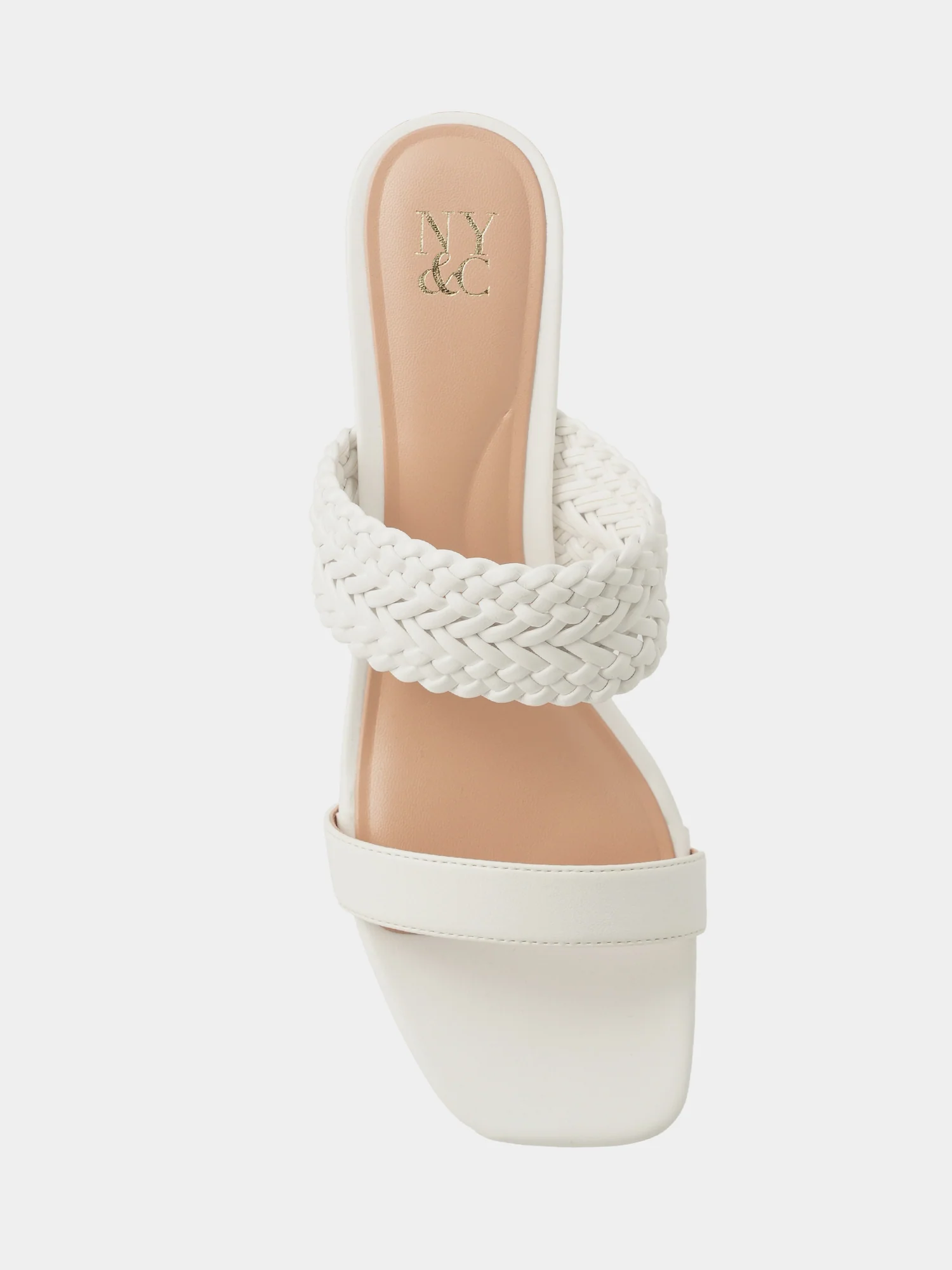 Gretchen Braided Kitten Heel Slide Sandals - Image 8