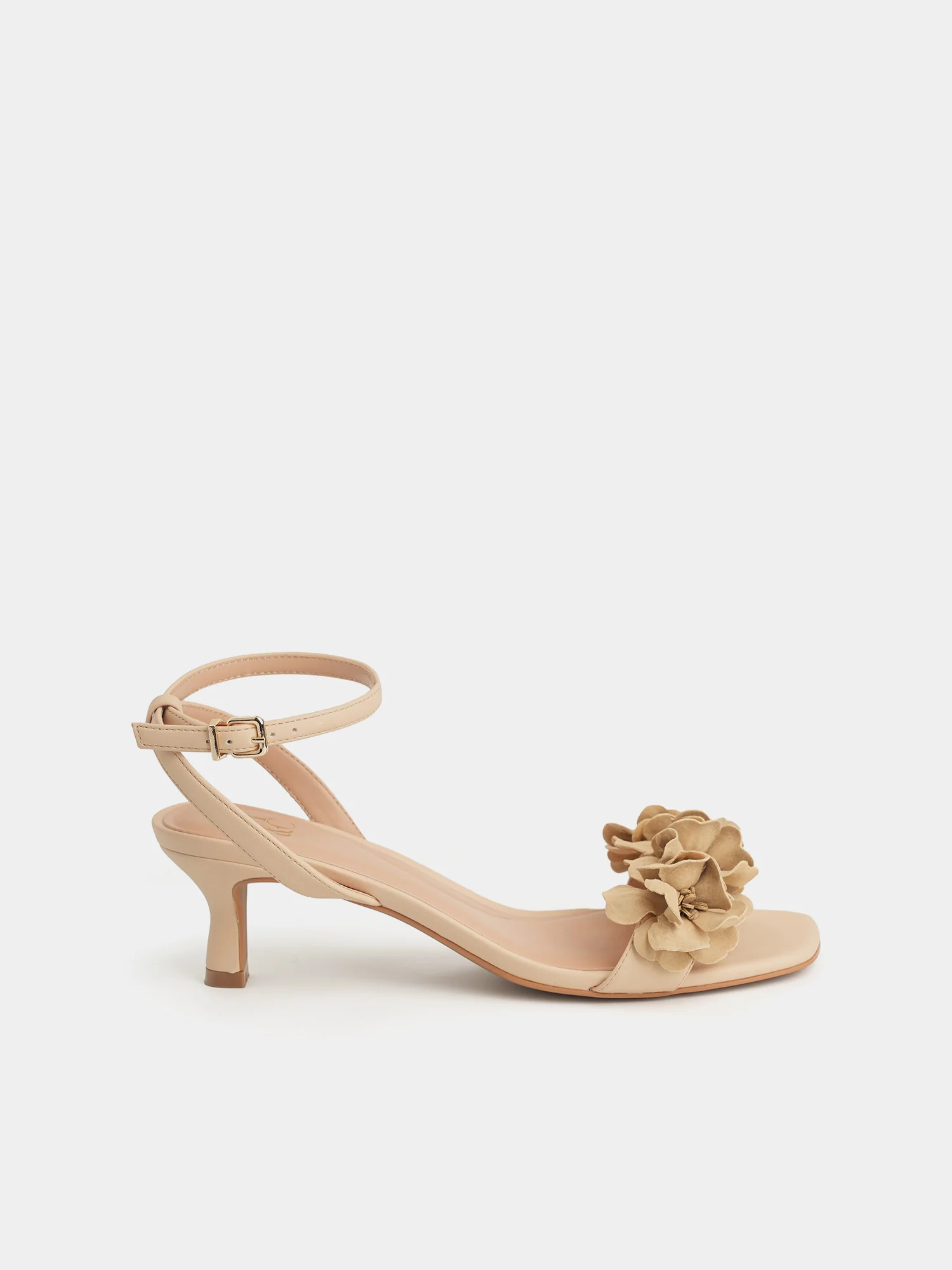 Gwendolyn Ankle Strap Kitten Heel Sandals - Image 15