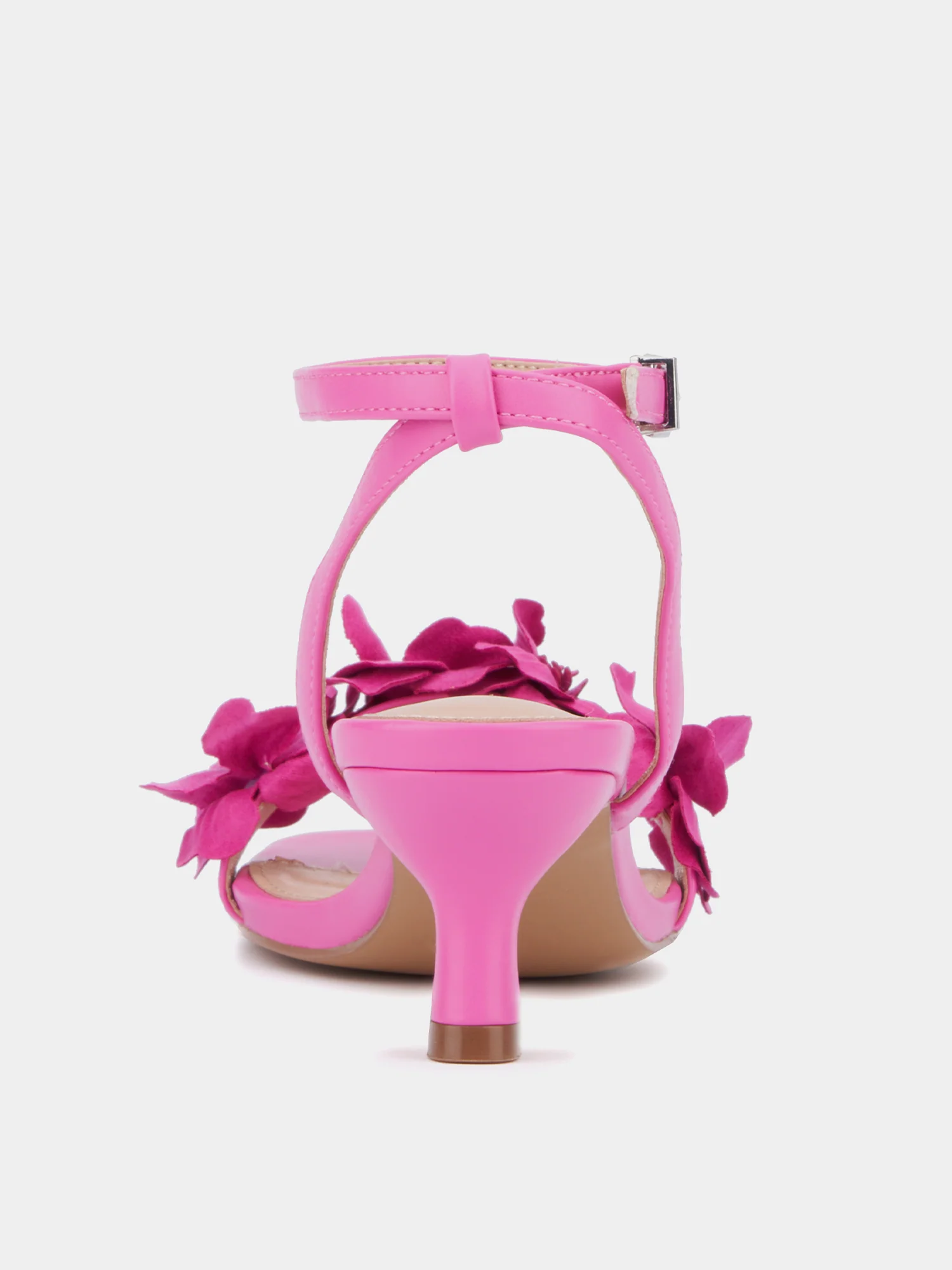 Gwendolyn Ankle Strap Kitten Heel Sandals - Image 5