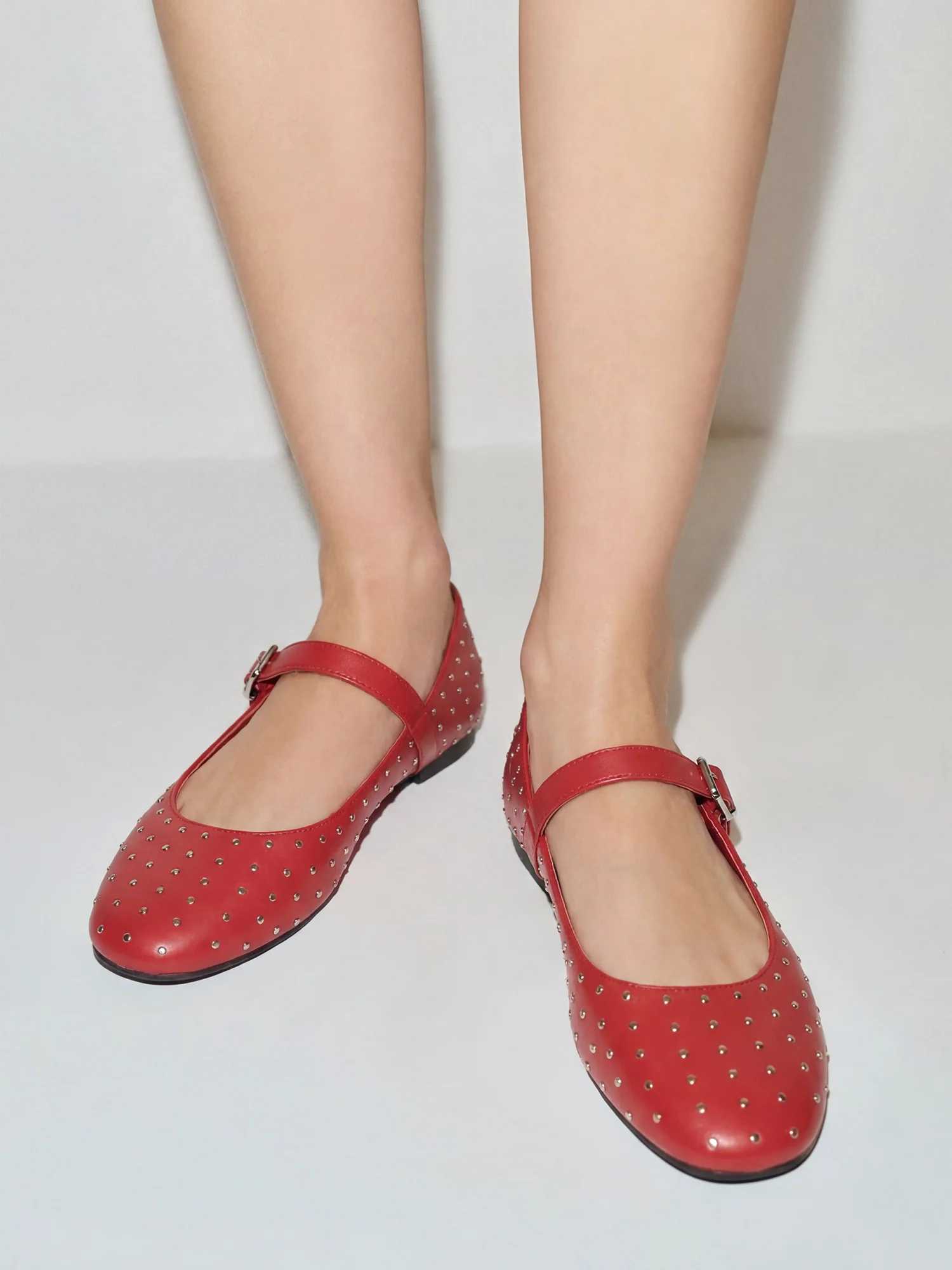 Lavonna Studded Maryjane Flats - Image 8