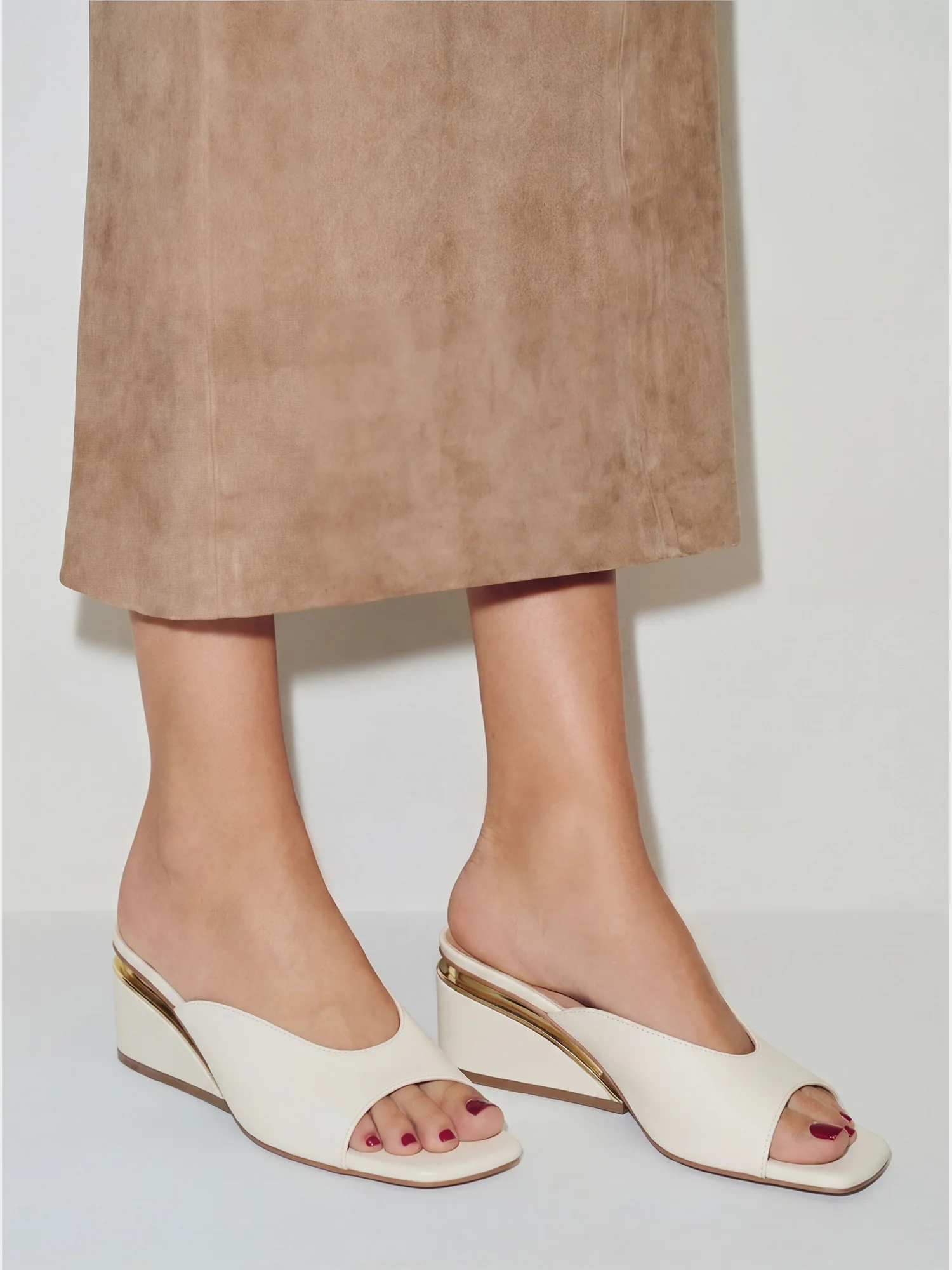 Malany Open Toe Wedges - Image 8