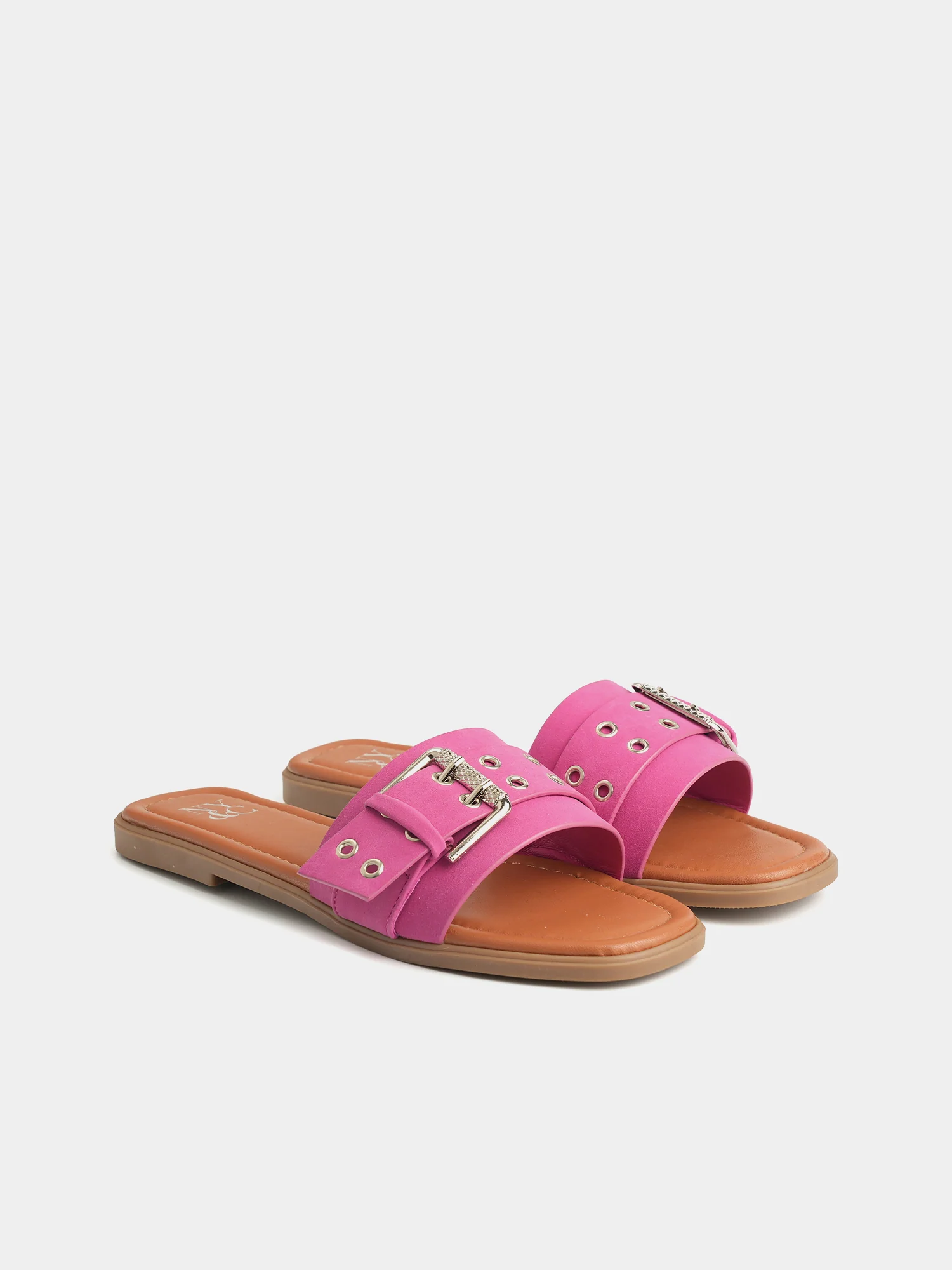 Rey Buckle Slide Sandals - Image 13