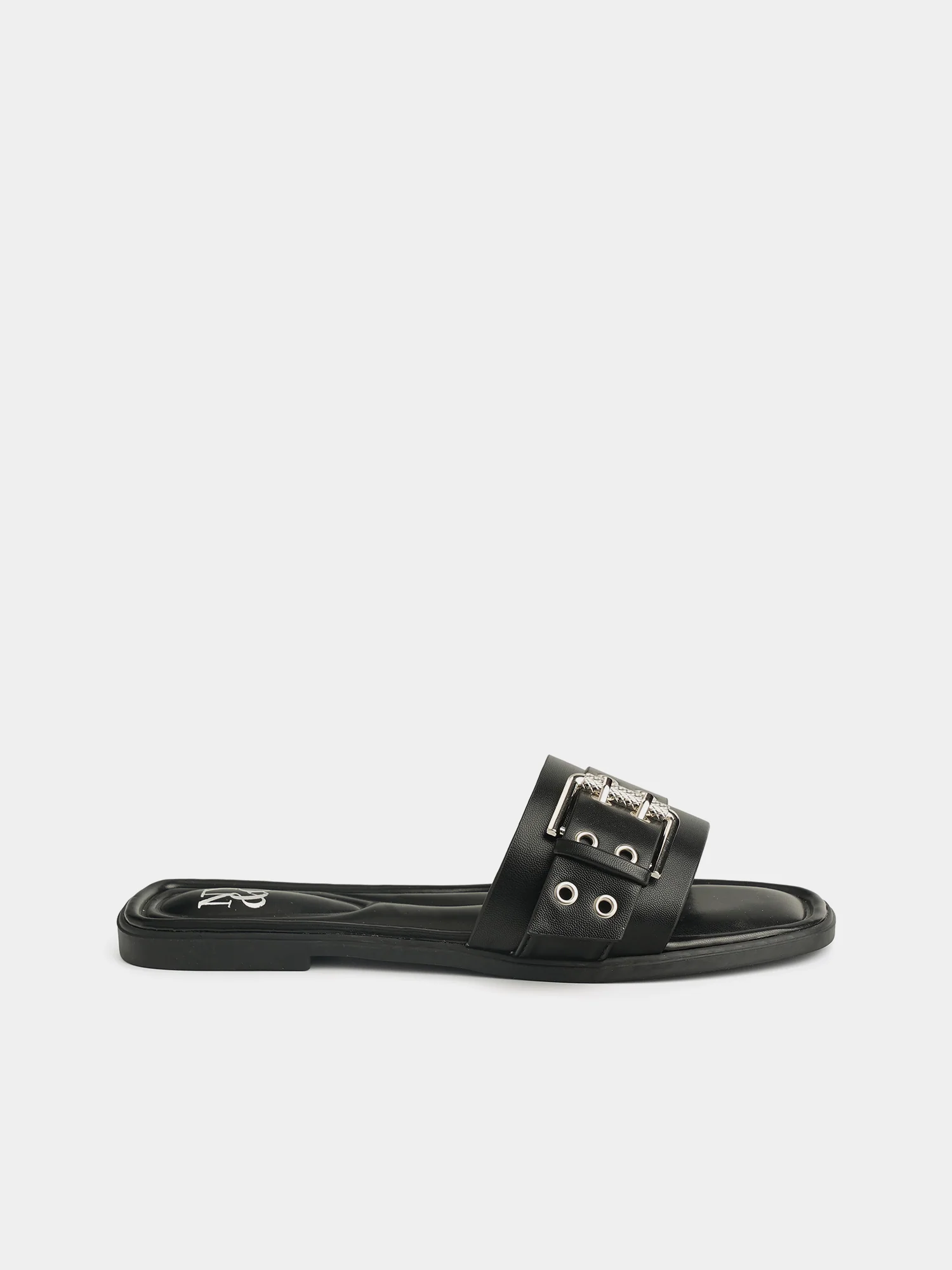 Rey Buckle Slide Sandals - Image 3