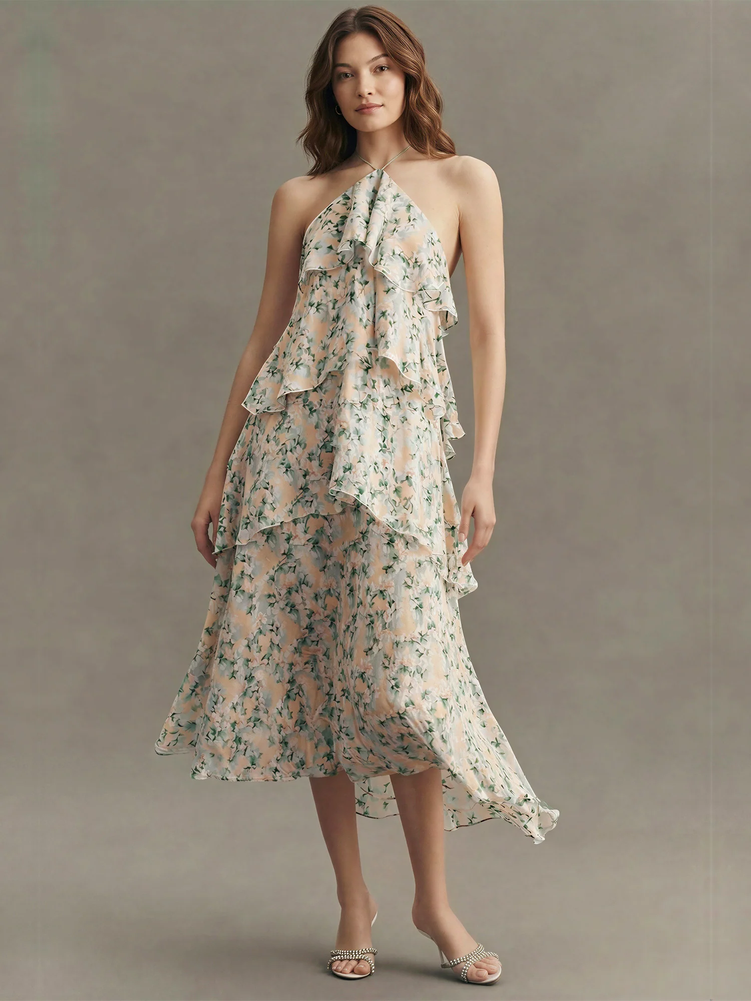 Opal Floral Tiered Maxi Dress - Image 2
