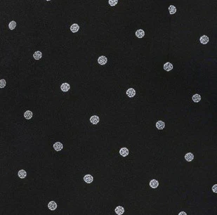 Polka Dot Straight Leg Denim Pants - Image 5