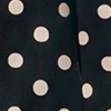 Polka Dot Tie Neck Blouse With Flared Bell Cuffs - Image 5