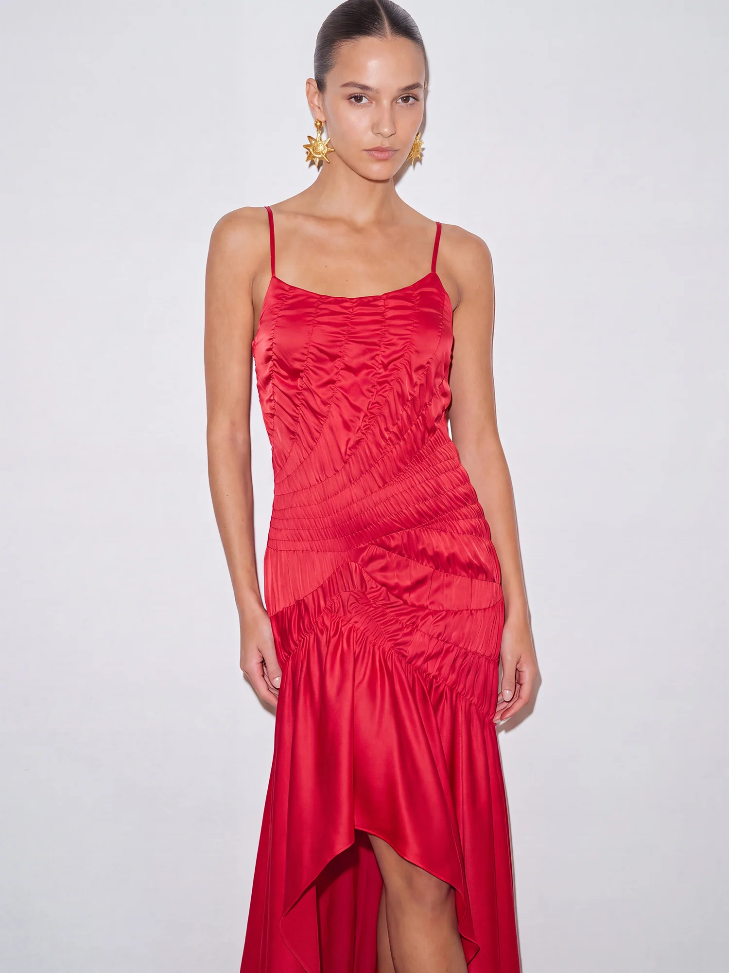 Sleeveless Satin Slip Maxi Dress - Image 6