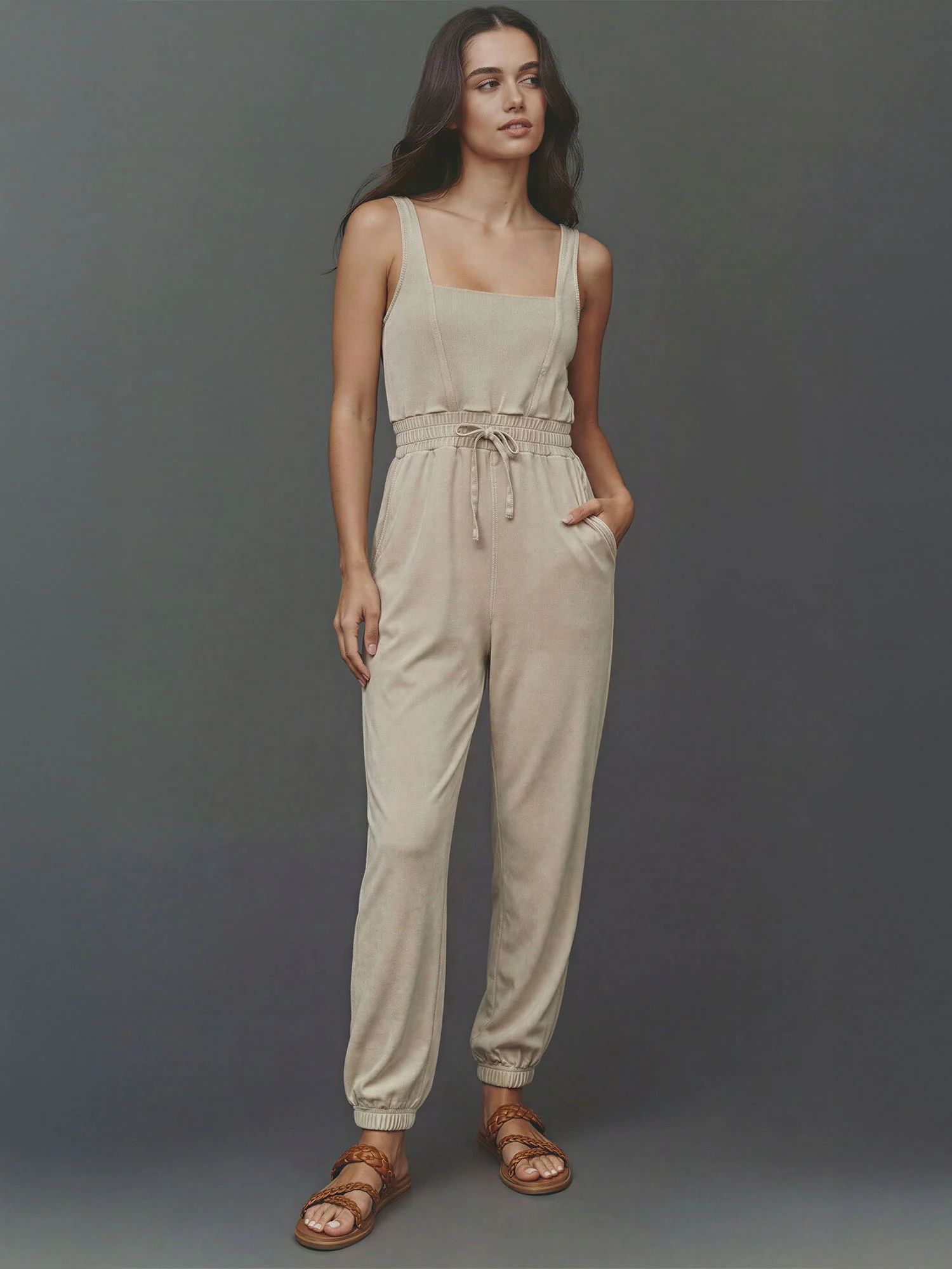 Square Neck Jumpsuit - Image 5