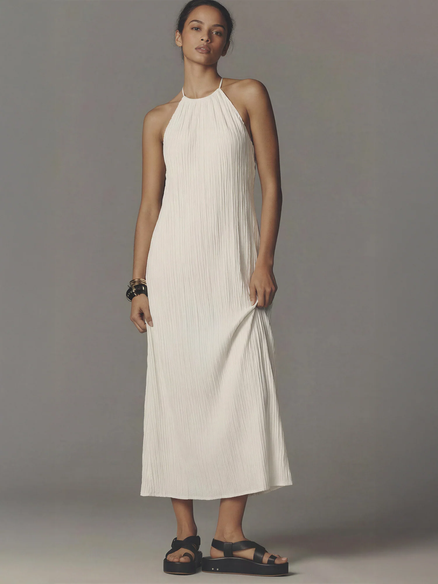 Tank Halter Midi Dress - Image 6