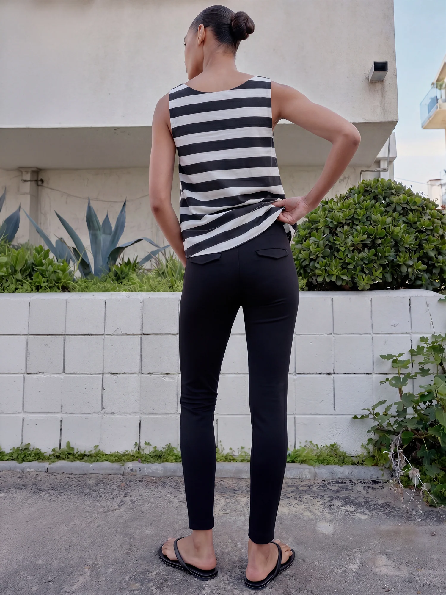 Ponte Pull On Pants - Image 4