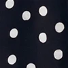 Short Sleeve Puff Sleeve Polka Dot Crepe Shirt Midi - Image 10