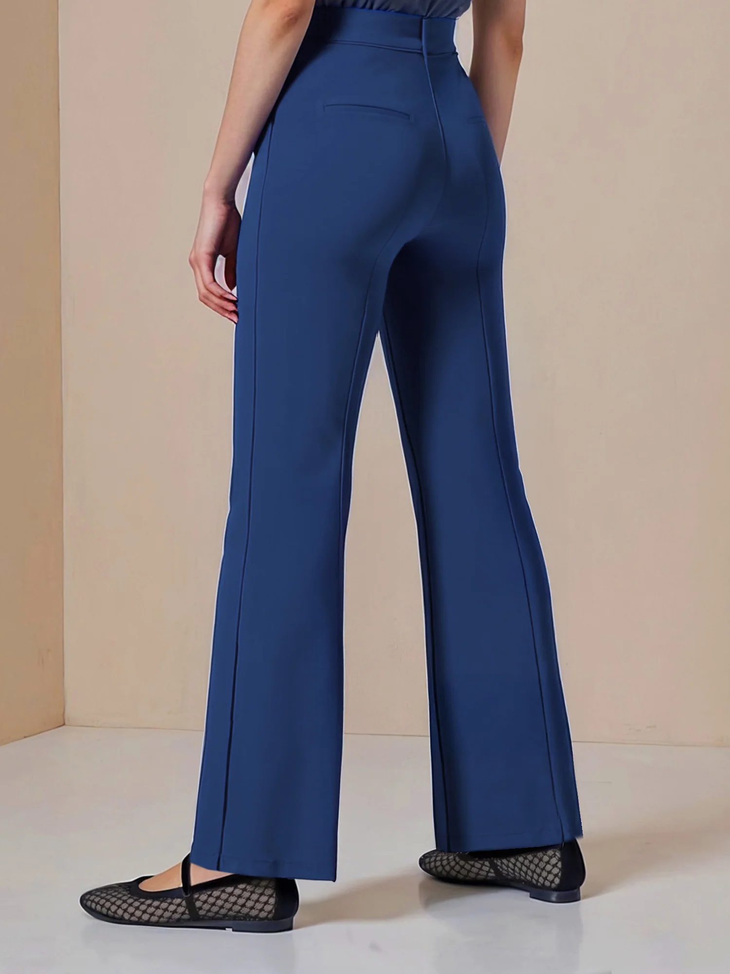 Tall Ponte Bootcut Mid Rise Pant - Image 9