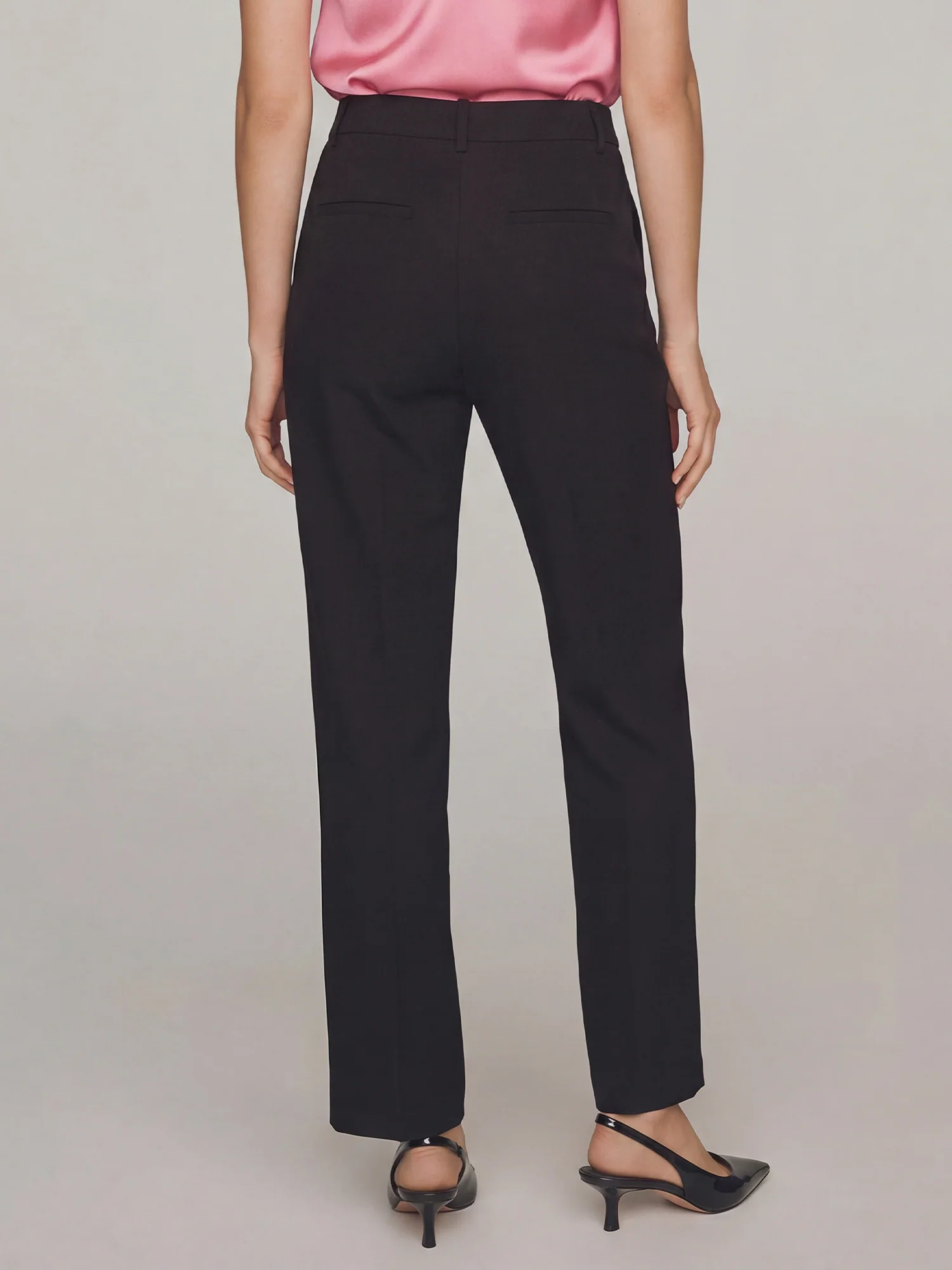 Tr Yarn Dyed Tropical Straight Pants - Image 3