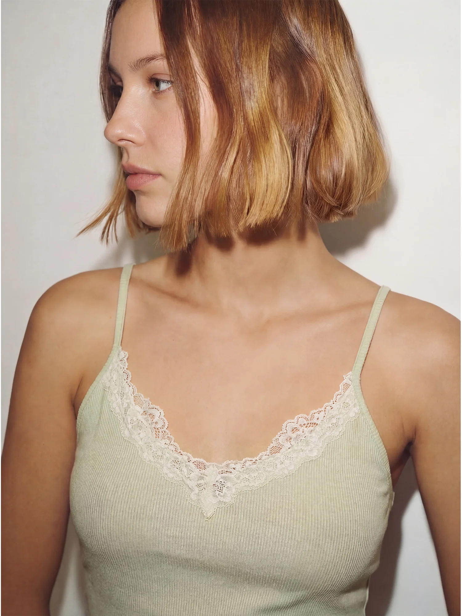 V Neck Lace Cami Top - Image 3